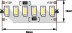 Светодиодная лента SWG 24W/m 240Led/m 3014SMD теплый белый 5M SWG4240-12-24-WW-M 009470