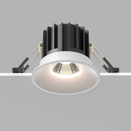 Встраиваемый светильник Maytoni Technical Round DL058-12W4K-W