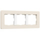 Рамка Werkel Split на 3 поста айвори/белый W0033066 4690389206078