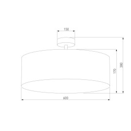 Потолочный светильник TK Lighting 3998 Rondo Beige