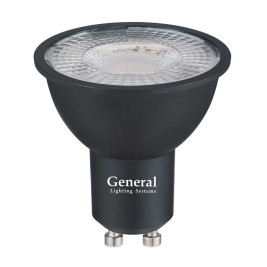 Лампа General GLDEN-MR16-DIF-15-230-GU10-2700 Черная Dif 30