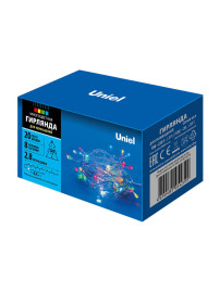 Светодиодная гирлянда Uniel Кубики 220V разноцветный ULD-S0280-020/DTA Multi IP20 07916