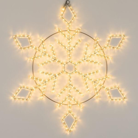 Светодиодная фигура Ardecoled Снежинка ARD-Snowflake-M9-900x900-360Led Warm 034257
