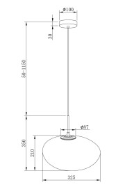 Подвесной светодиодный светильник Maytoni Roca MOD004PL-L5S3K