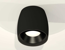 Комплект накладного светильника Ambrella light Techno Spot XS1142002 SBK/PBK черный песок/черный полированный (C1142, N7031)