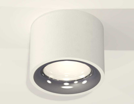 Комплект накладного светильника Ambrella light Techno Spot XS7510022 SWH/PSL белый песок/серебро полированное (C7510, N7012)