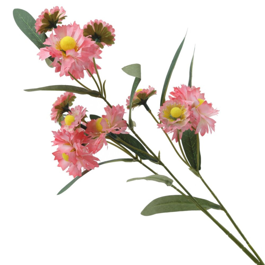 Цветок искусственный &quot;Цинния&quot;, L10 W10 H67 см