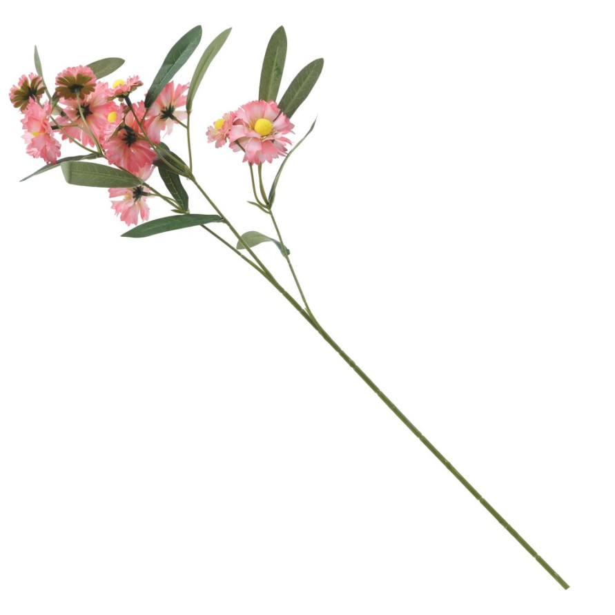 Цветок искусственный &quot;Цинния&quot;, L10 W10 H67 см