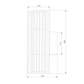 Уличный настенный светодиодный cветильник Elektrostandard Entero (35189/W) 3000K черный a072082