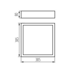 Потолочный светодиодный светильник Kanlux Mersa 25678