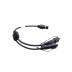 Провод-разветвитель для гирлянд Uniel UCX-F90 S2/0.4M/BK UL-00013233