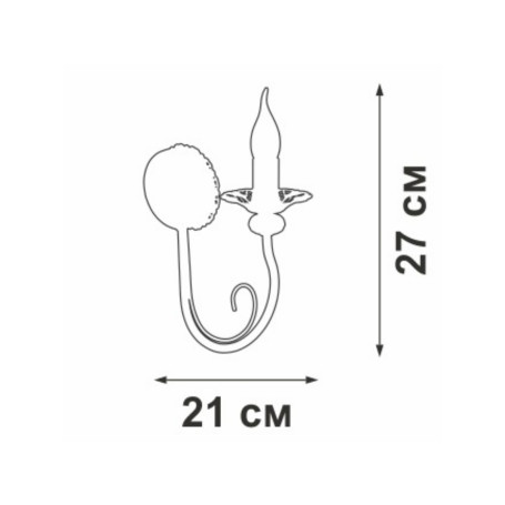 Бра Vitaluce V1188-0/1A