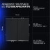 Проходной переключатель встраиваемый Voltum S70 двухклавишный с подсветкой 10А, (графит) VLS020407