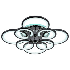 Потолочная светодиодная люстра Profit Light 8077/4+4 PBK