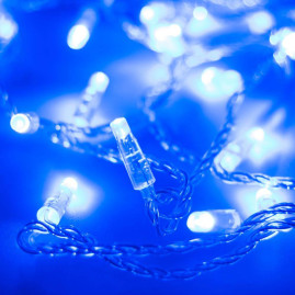 Уличная светодиодная гирлянда Ardecoled нить 230V синий ARD-String-Classic-10000-Clear-100Led-Std Blue 025787