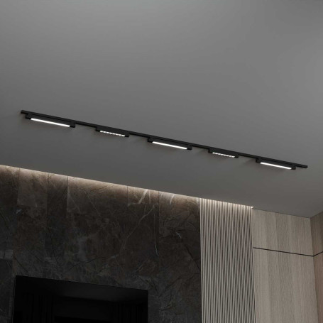 Трековая система со светильниками №8 однофазная накладная Hesby Lighting Skylite HSBL_kompl_S008_NI3B3K