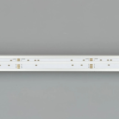 Светодиодная лента Arlight 15W/m 768LED/m CSPSMD холодный белый + разноцветный 5М COB-X768-12mm 24V 041787