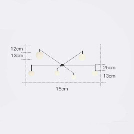 Потолочная люстра Imperium Loft Rangel 213693-26