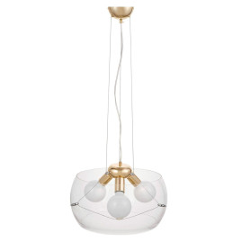 Подвесная люстра Lumina Deco Globo LDP 6018-400 PR+F.GD