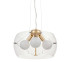 Подвесная люстра Lumina Deco Globo LDP 6018-400 PR+F.GD