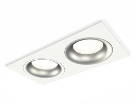Комплект встраиваемого светильника Ambrella light Techno Spot XC7635004 SWH/MCH белый песок/хром матовый (C7635, N7013)