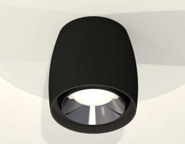 Комплект накладного светильника Ambrella light Techno Spot XS1142003 SBK/PSL черный песок/серебро полированное (C1142, N7032)