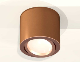 Комплект накладного светильника Ambrella light Techno Spot XS7404002 SCF/PPG кофе песок/золото розовое полированное (C7404, N7005)