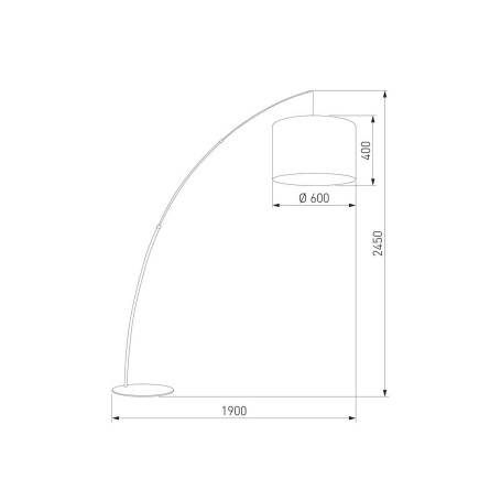 Торшер TK Lighting 6097 Moby