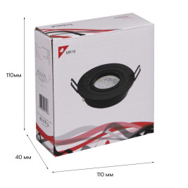 Точечный светильник Reluce Technical 16060-9.0-001LD MR16 BK