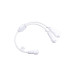 Провод-разветвитель для гирлянд Uniel UCX-F90 S2/0.4M/WH UL-00013232