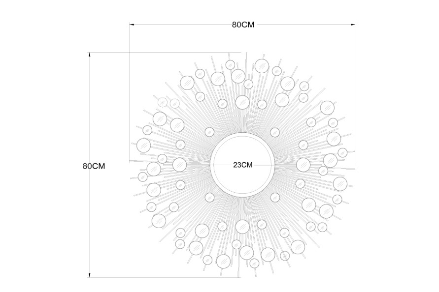 Зеркало декоративное