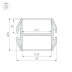 Профиль Arlight PLS-Lock-Dual-2000 Anod 032864