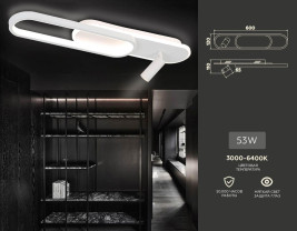 Потолочная светодиодная люстра Ambrella light Comfort Line FL5108