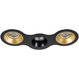 Комплект из светильников и рамки Lightstar Domino Round (214697+214603+214607+214603) D697030703