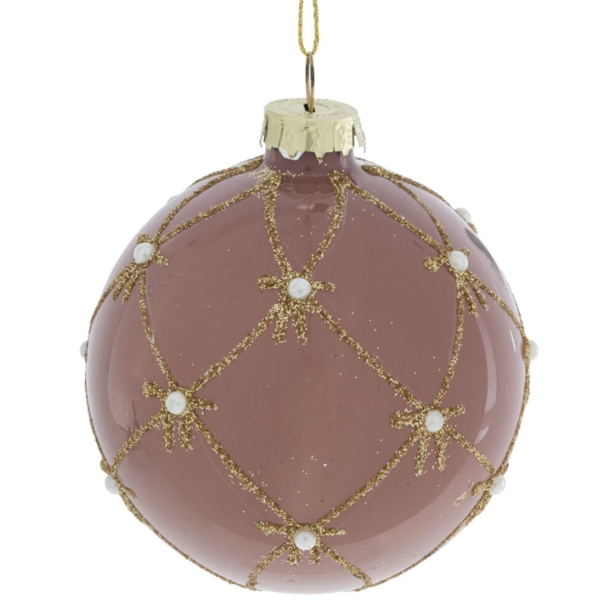 Набор из 12шт Украшение новогоднее &quot;Шар&quot;, D 8 см, L35 W25 H8,5 см