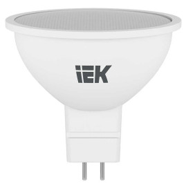 Лампа светодиодная IEK GU5.3 9W 4000K матовая LLE-MR16-9-230-40-GU5