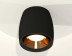 Комплект накладного светильника Ambrella light Techno Spot XS1142004 SBK/PYG черный песок/золото желтое полированное (C1142, N7034)