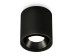 Комплект накладного светильника Ambrella light Techno Spot XS7723002 SBK/PBK черный песок/черный полированный (C7723, N7031)