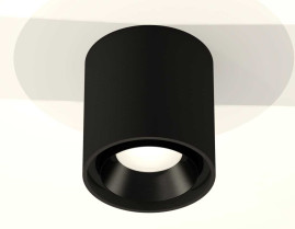 Комплект накладного светильника Ambrella light Techno Spot XS7723002 SBK/PBK черный песок/черный полированный (C7723, N7031)