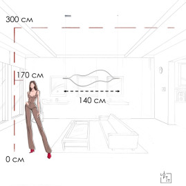 Подвесной светильник Loft it Tape Light 10403/1400 SN