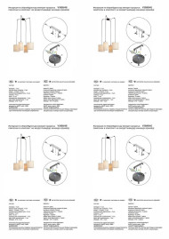 Подвесная люстра Vitaluce V3089/4S