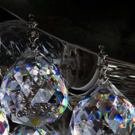 Потолочный светильник Artglass Fiona II. Nickel CE