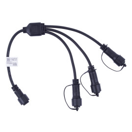 Провод-разветвитель для гирлянд Uniel UCX-F90 S3/0.4M/BK UL-00013235