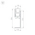 Профиль встраиваемый Arlight Plintus-H35-F-2000 Anod 046858