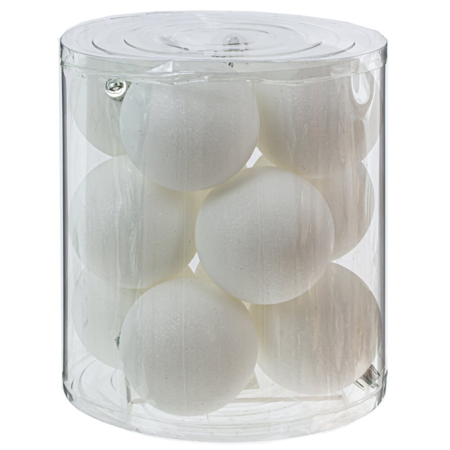 Набор из 12шт Украшение новогоднее &quot;Шар&quot;, D 8 см, L19 W19 H21,5 см