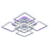 Потолочная светодиодная люстра Profit Light 8015/4+1 CHR