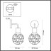Бра Odeon Light Greeni 5026/1W