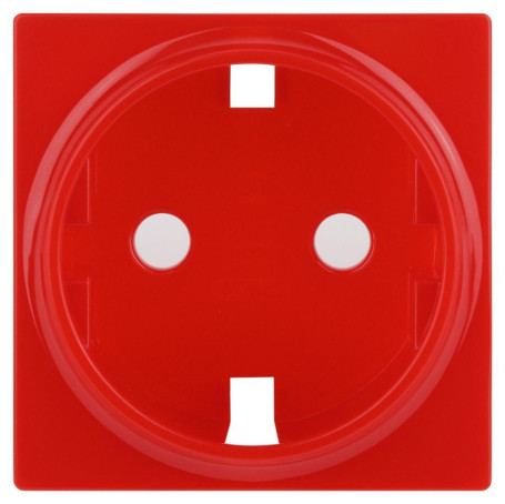 Лицевая панель ЭРА розетки красный 12-6301-23 Б0052668