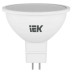 Лампа светодиодная IEK GU5.3 9W 6500K матовая LLE-MR16-9-230-65-GU5