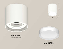 Комплект накладного светильника Ambrella light Techno Spot XS (C8141, N8112) XS8141001